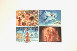 Monats Postkarten 13 Set  / Marie Laure Viriot  / Jahreszeitentisch / Waldorf