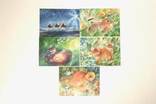 Laden Sie das Bild in den Galerie-Viewer, Monats Postkarten 13 Set  / Marie Laure Viriot  / Jahreszeitentisch / Waldorf