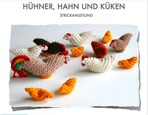 eBook Hühner Hahn Stricktier Strickanleitung