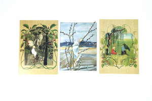 nostalgische Postkarten von Sybille v. Olfers und Elsa Beskow  / Jahreszeitentisch / Waldorf