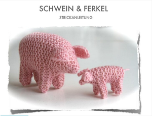eBook Schwein & Ferkel Stricktier Strickanleitung