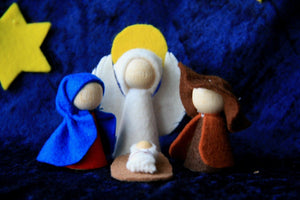 Heilige Familie Maria / Krippe Jahreszeitentisch