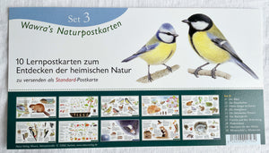 Natur Postkarten Set 3 / Jahreszeitentisch / Naturpostkarten / Biene / Honigbiene / Frösche / Wawra / Natur