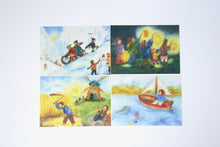 Laden Sie das Bild in den Galerie-Viewer, Monats Postkarten 12 Set  /  Ilona Bock  / Jahreszeitentisch / Waldorf