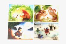 Laden Sie das Bild in den Galerie-Viewer, Wollbilder Postkarten Set 1 / Jahreszeitentisch/ Franziska Sertori-Kopp  / Waldorf / Winter / schnee