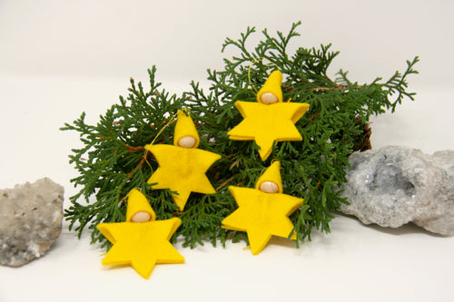 Sternen Wichtel Anhänger / Geschenkanhänger, Christbaumschmuck, Weihnachtsschmuck / Dekoration Jahreszeitentisch